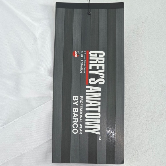 Greys Anatomy 3 Pocket Mock Wrap Scrub Top Womens XL Medical Nursing Technician - Picture 14 of 15